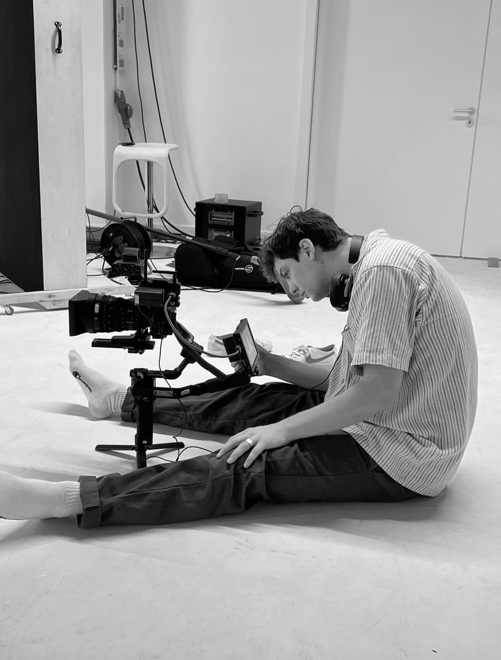 Impressionen aus einem Shoot mit unserem Videoteam Behind the Scenes Bild unserer Video Producer