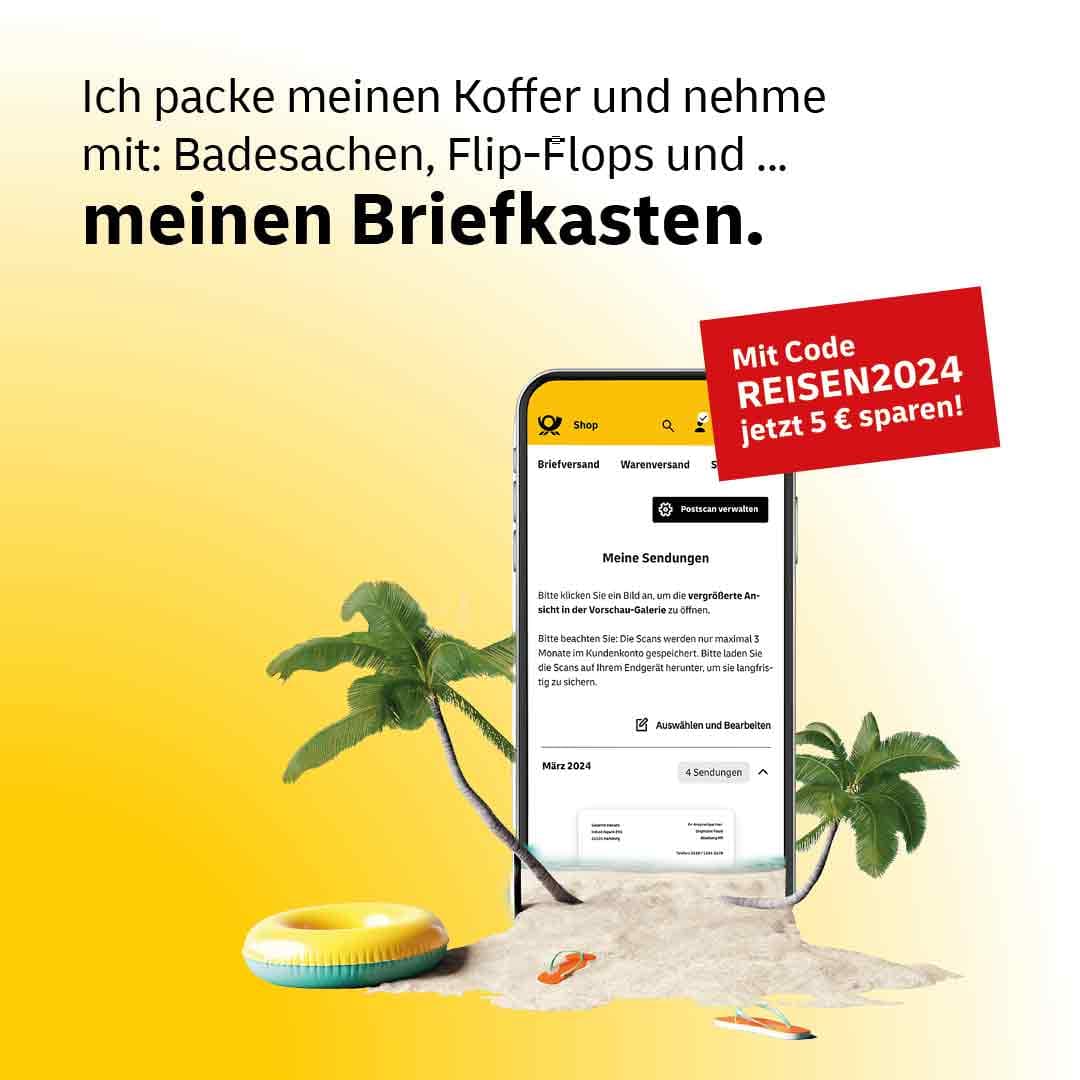 Deutsche Post Referenzprojekt Smartphone mit Welt als Platzhalterbild für Referenzprojekt